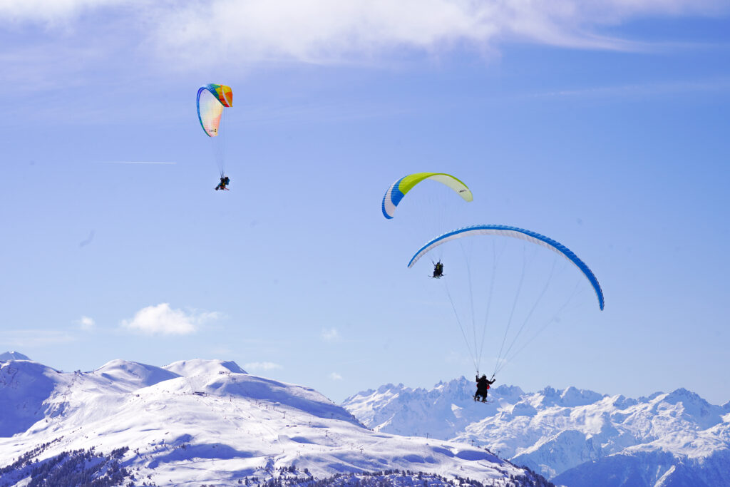 Paragliding Flight Above Peisey-Vallandry & Les Arcs